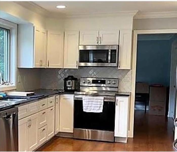 modern, clean restored kitchen